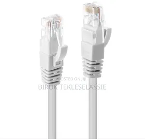 0.5m Cat6 Rj45 Ethernet Cable (White) 50cm