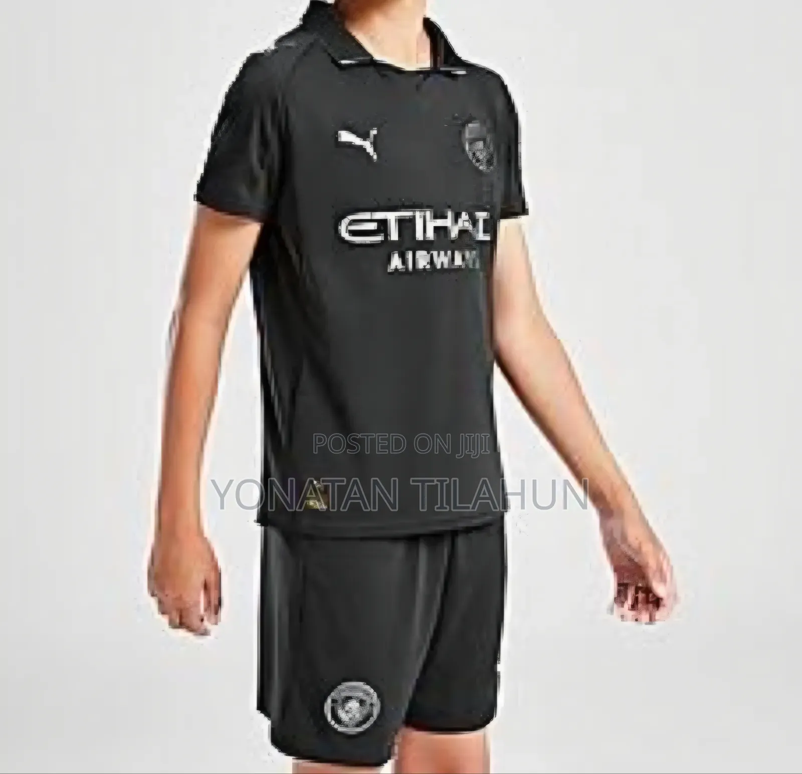 Manchester City 25/26 Black Kids Kit