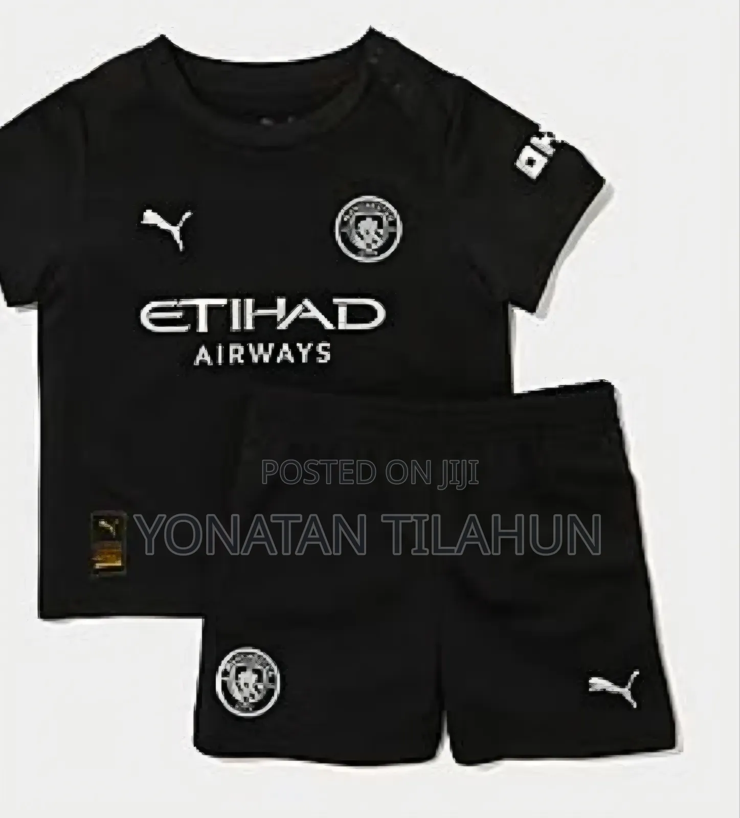 Manchester City 25/26 Black Kids Kit