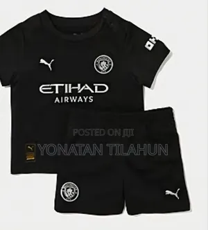 Manchester City 25/26 Black Kids Kit