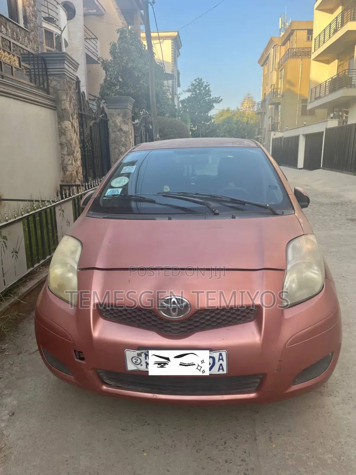 Toyota Yaris 2007 Orange