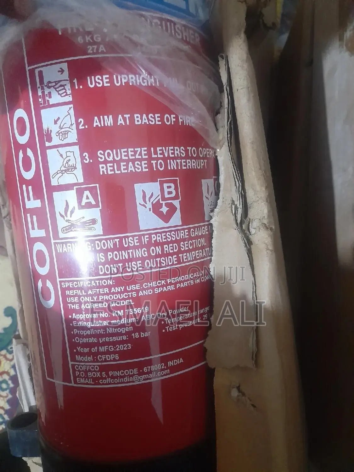 Fire Extinguisher 6kg Powder