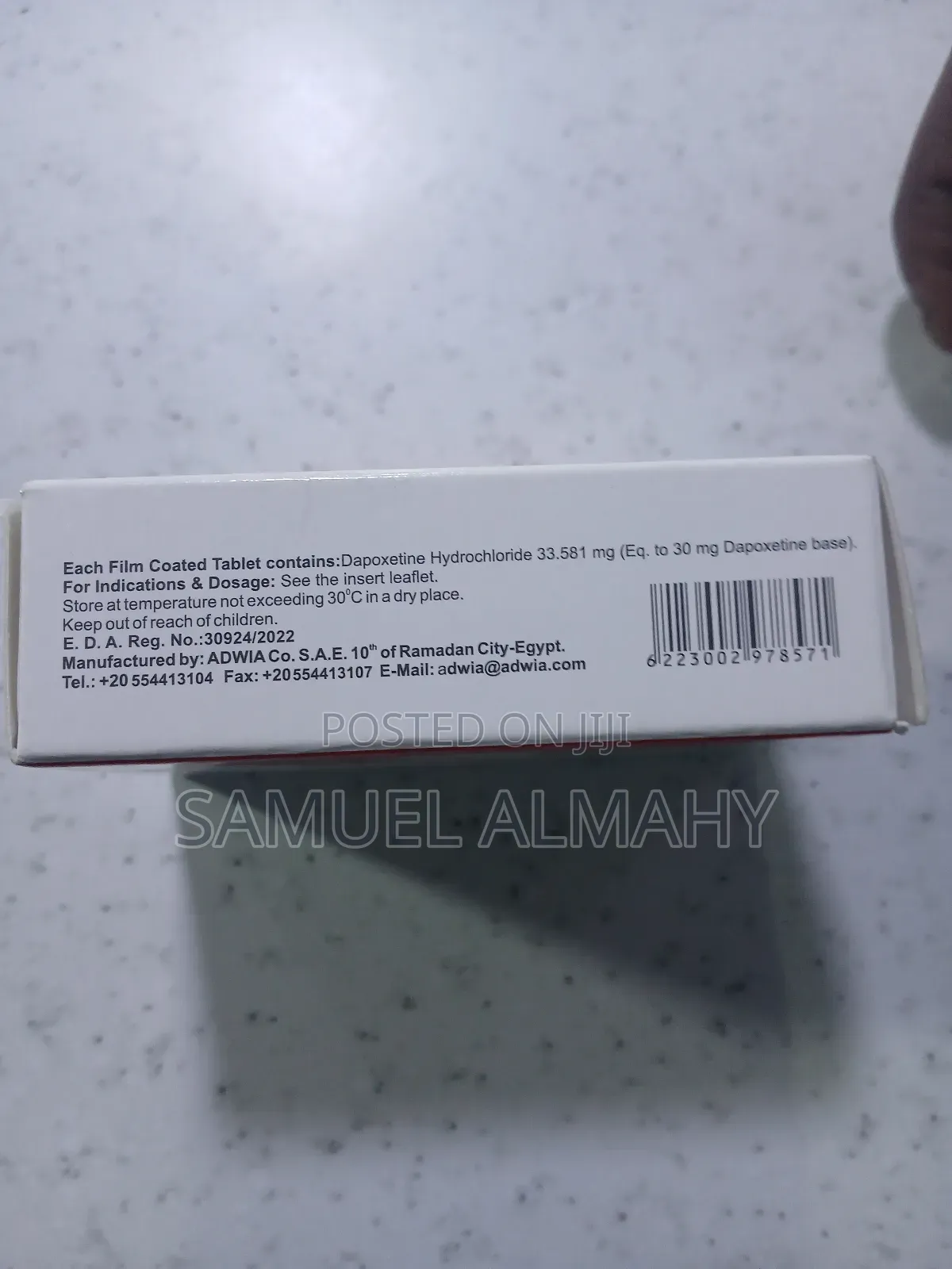 Predapox Dapoxetine (Premature Ejaculation Delay)