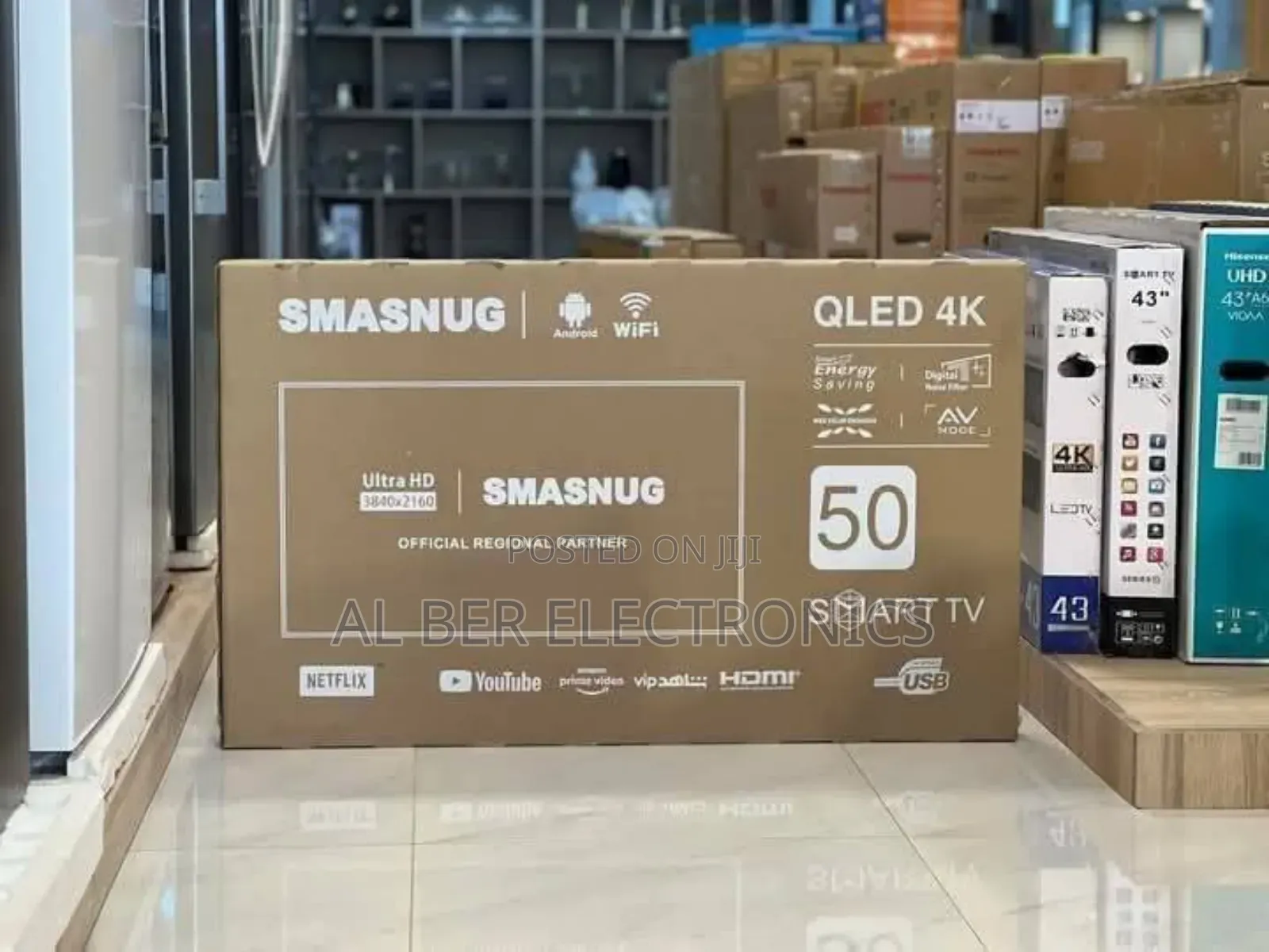 Samsung 50 Inch Smart Android Fremeless