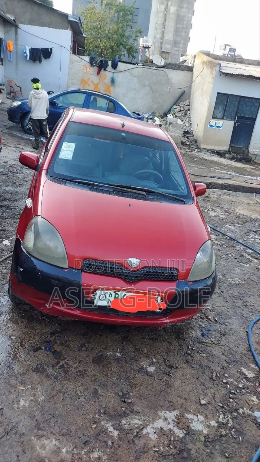 Toyota Vitz 2001 Burgundy
