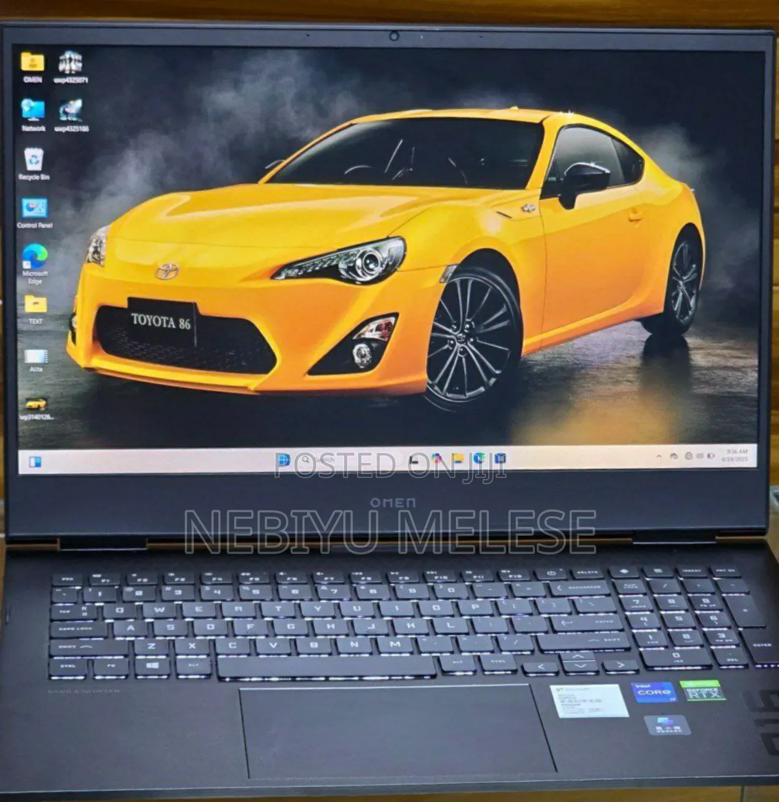 New Laptop HP Omen 16 16GB Intel Core I7 SSD 512GB