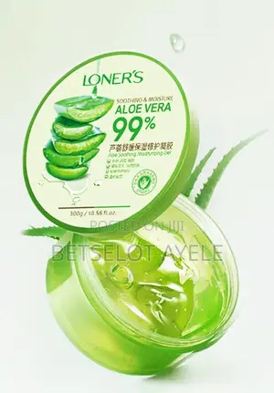 Aloe Vera Gel ለሁልም የቆዳ Type