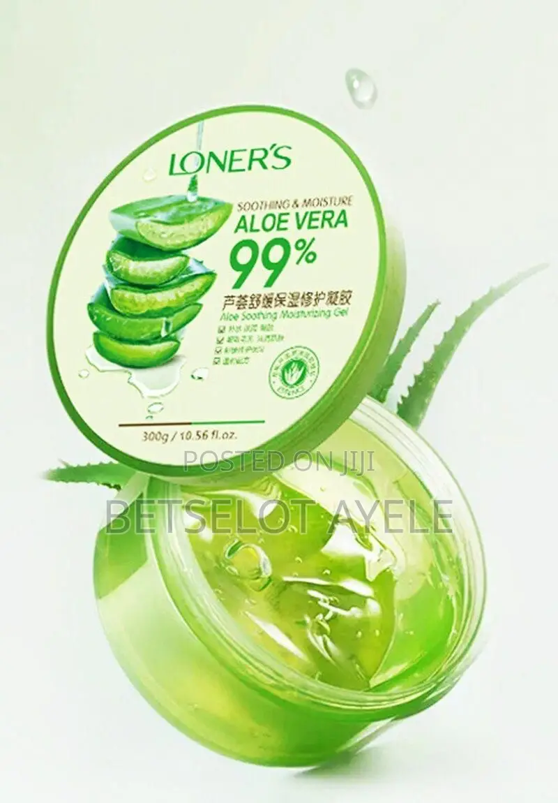 Aloe Vera Gel ለሁልም የቆዳ Type
