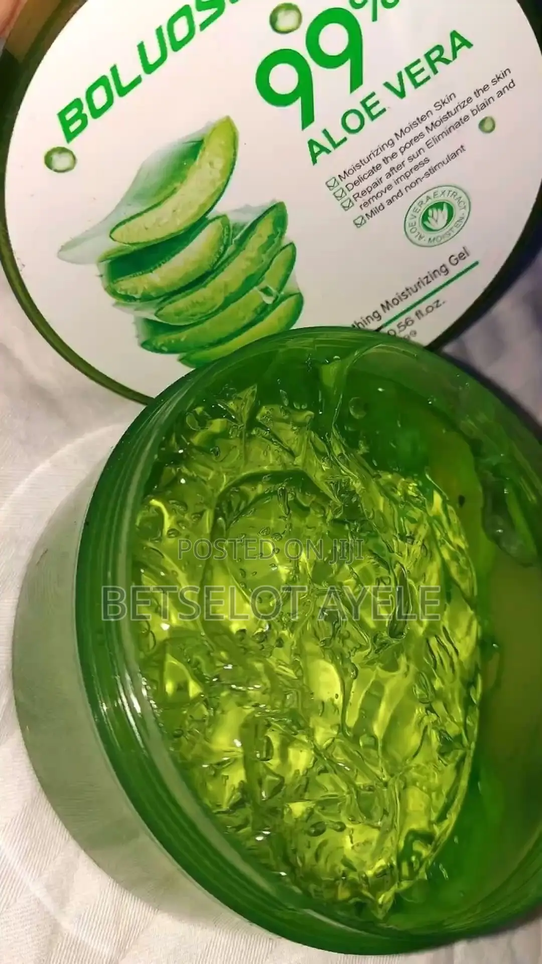 Aloe Vera Gel ለሁልም የቆዳ Type
