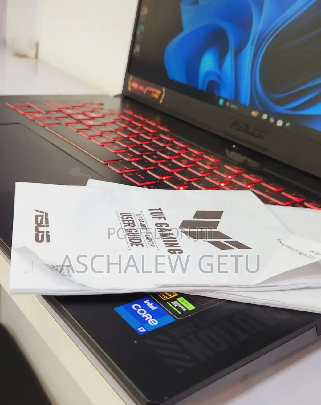 New Laptop Asus TUF Gaming A15 16GB Intel Core I7 SSD 1T