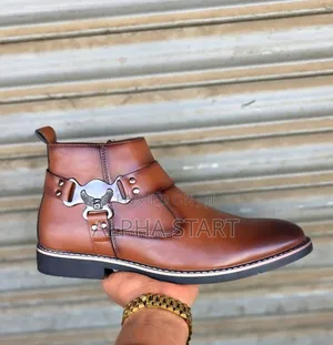 Chelsea Boots High Master Quality Smooth Gf for Man's