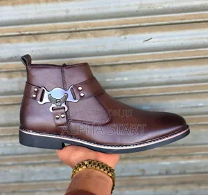 Chelsea Boots High Master Quality Smooth Gf for Man's