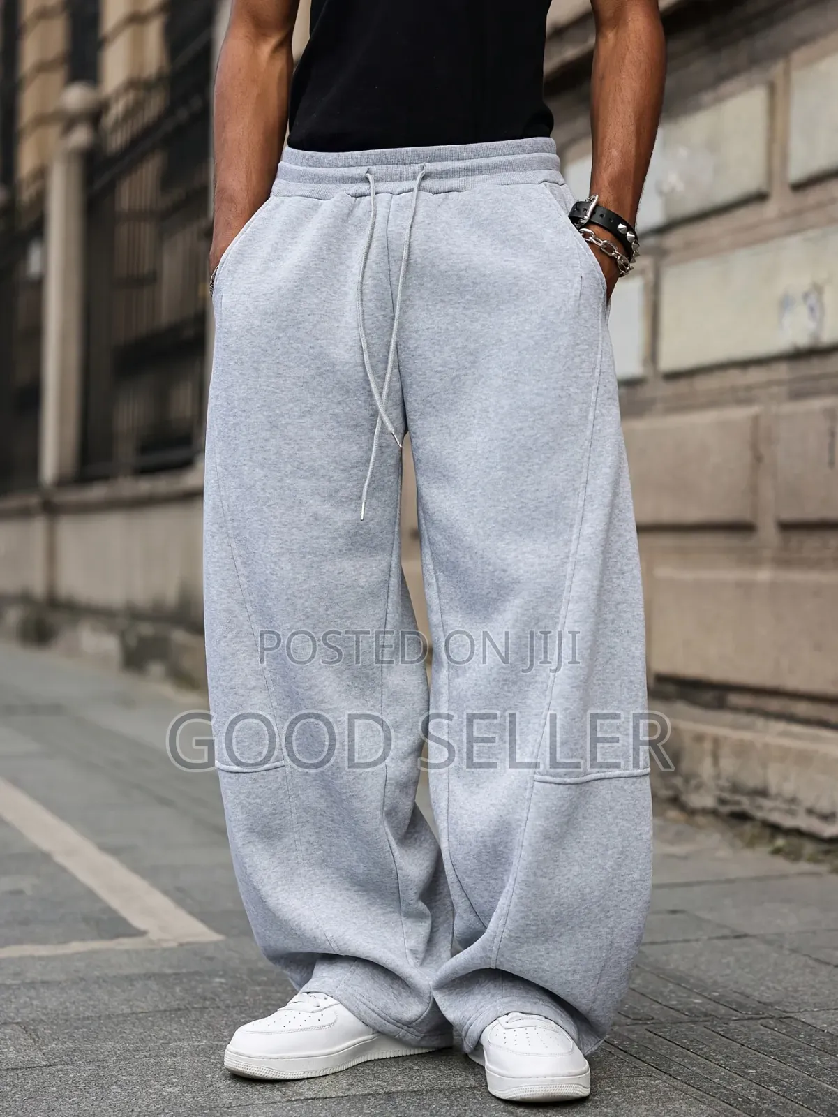Grey Baggy Sweatpants