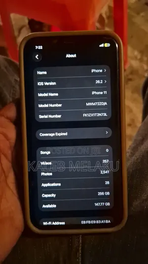 Apple iPhone 11 256 GB Black