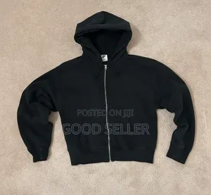 Black Zip Up Hoodie