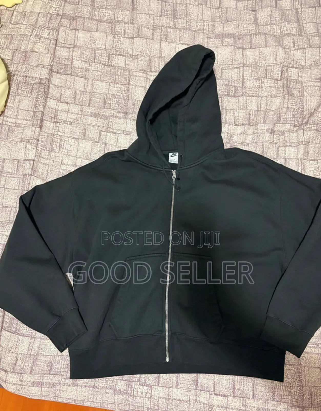 Black Zip Up Hoodie