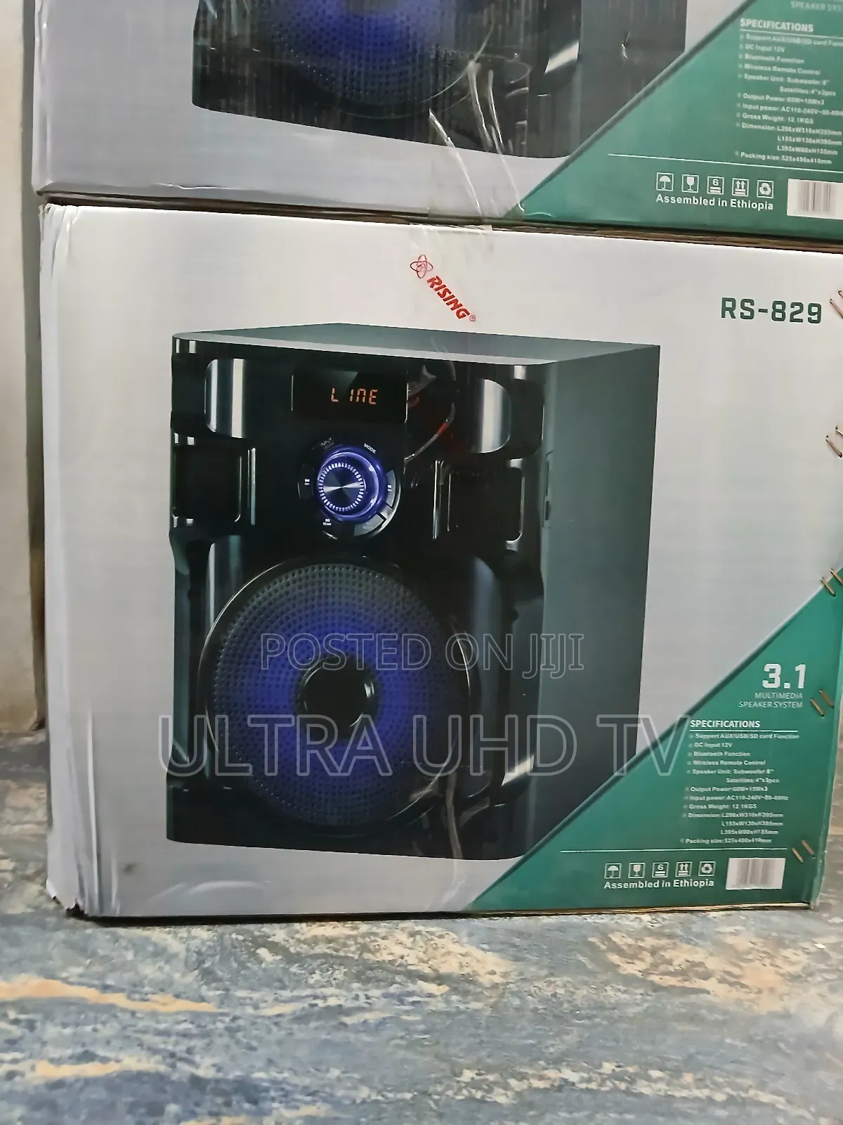 Rising 3.1ch Multimedia Speaker System, Model Rs-829.