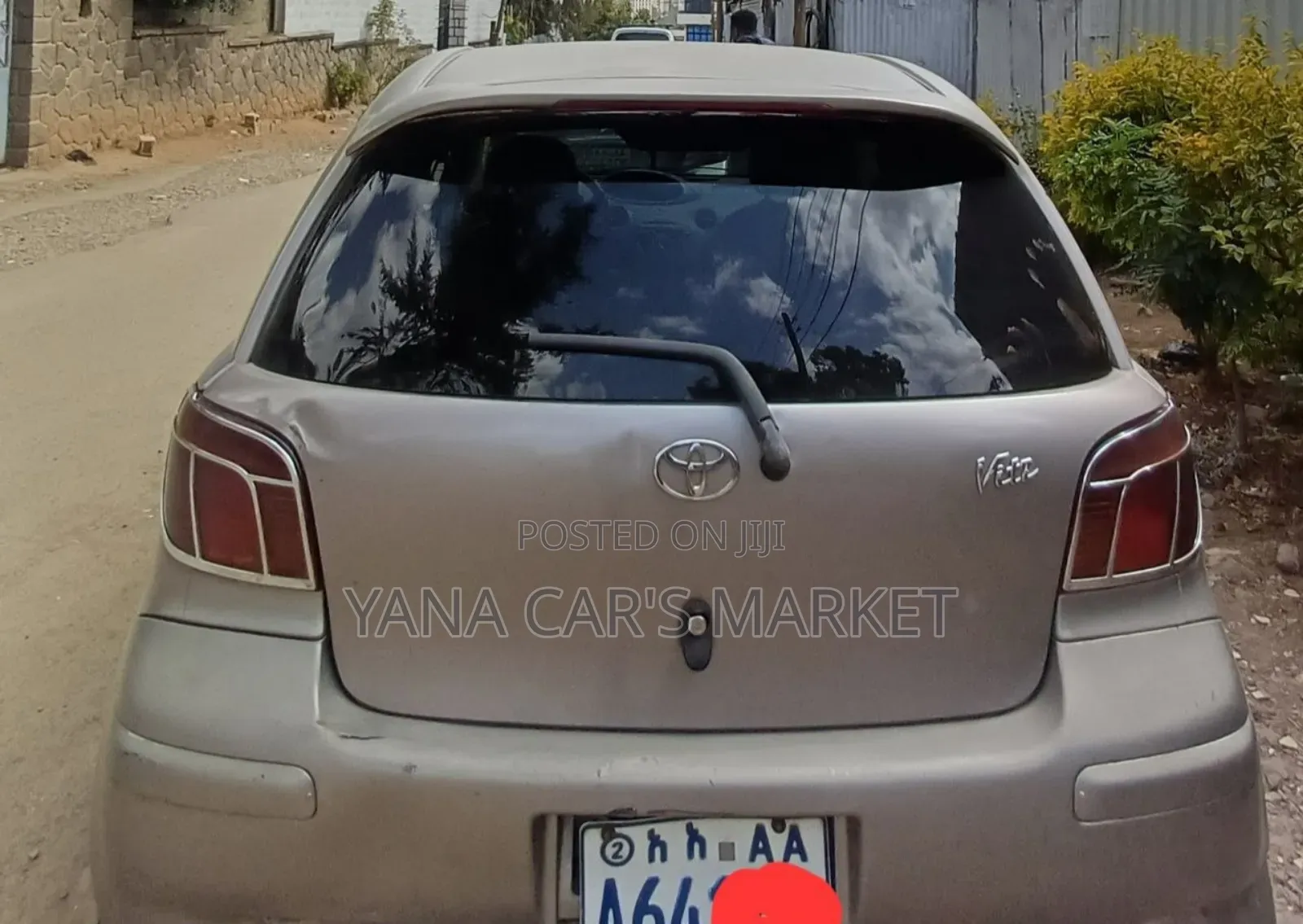 Toyota Vitz 2002 Blue