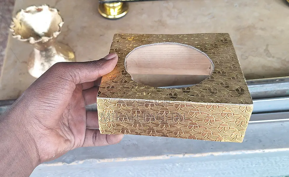 Golden Black Glass Rekebot