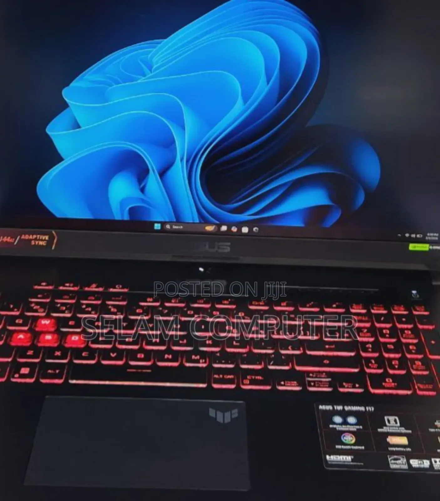 New Laptop Asus TUF Gaming A15 16GB Intel Core I7 SSD 1T