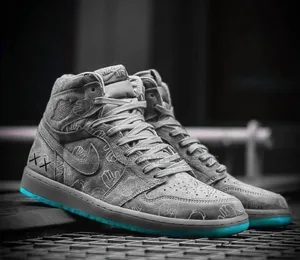 Airjordan1 X Kaws Cool Gray