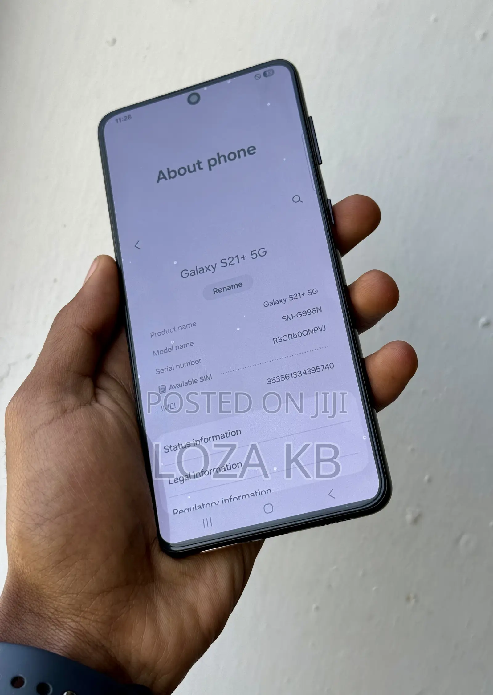 Samsung Galaxy S21 5G 256 GB Black