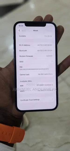 New Apple iPhone 12 128 GB Blue