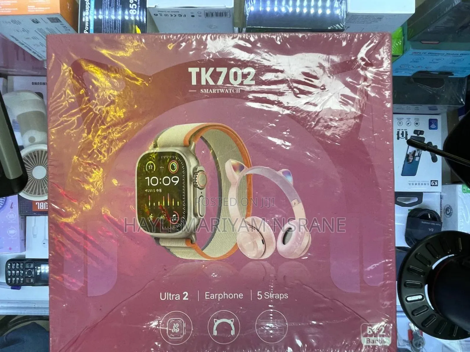 Tk702 Smart Watch + Hedset