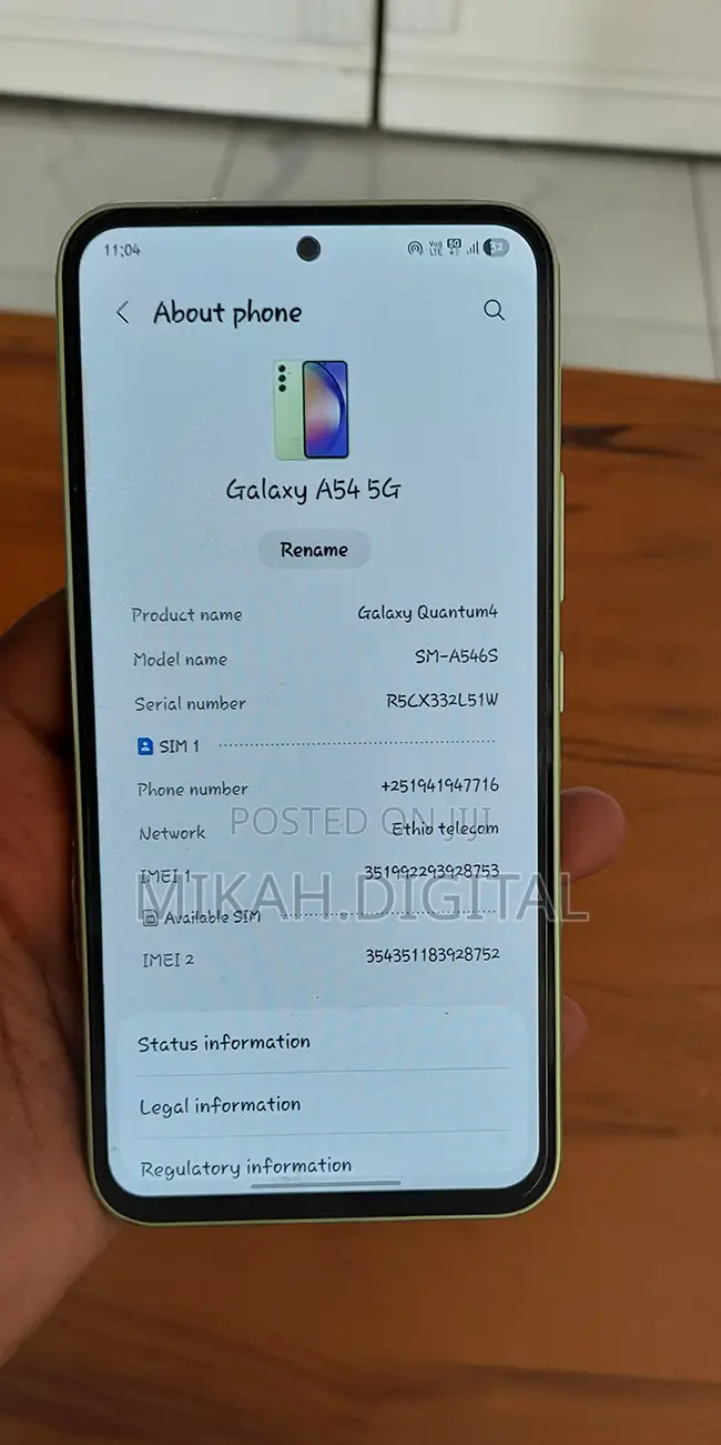 Samsung Galaxy A54 5G 128 GB Green