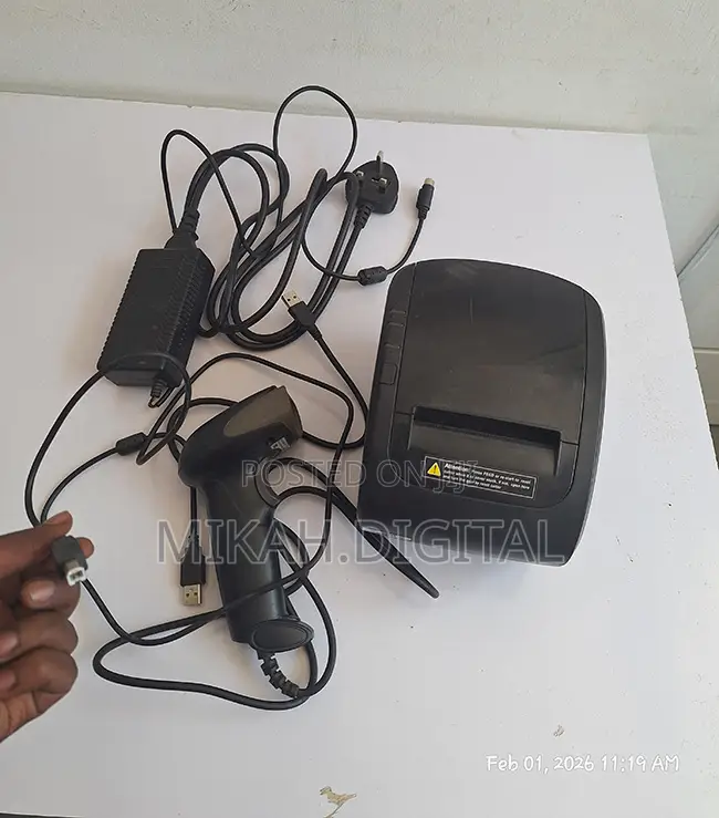 Xprinter Termal Printer With Yes Pos Barcode Scanner