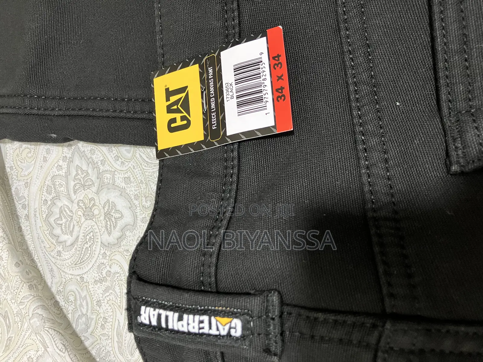 Cat Caterpillar Men's Canvas Work Pants