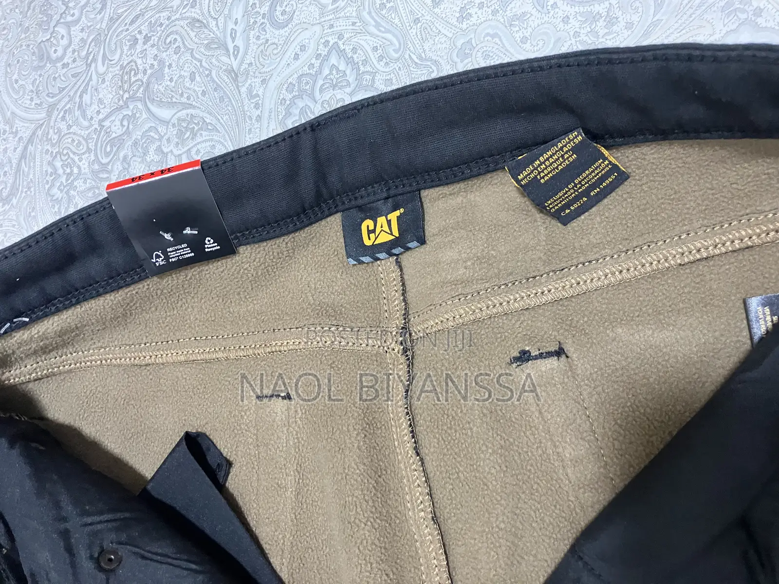 Cat Caterpillar Men's Canvas Work Pants