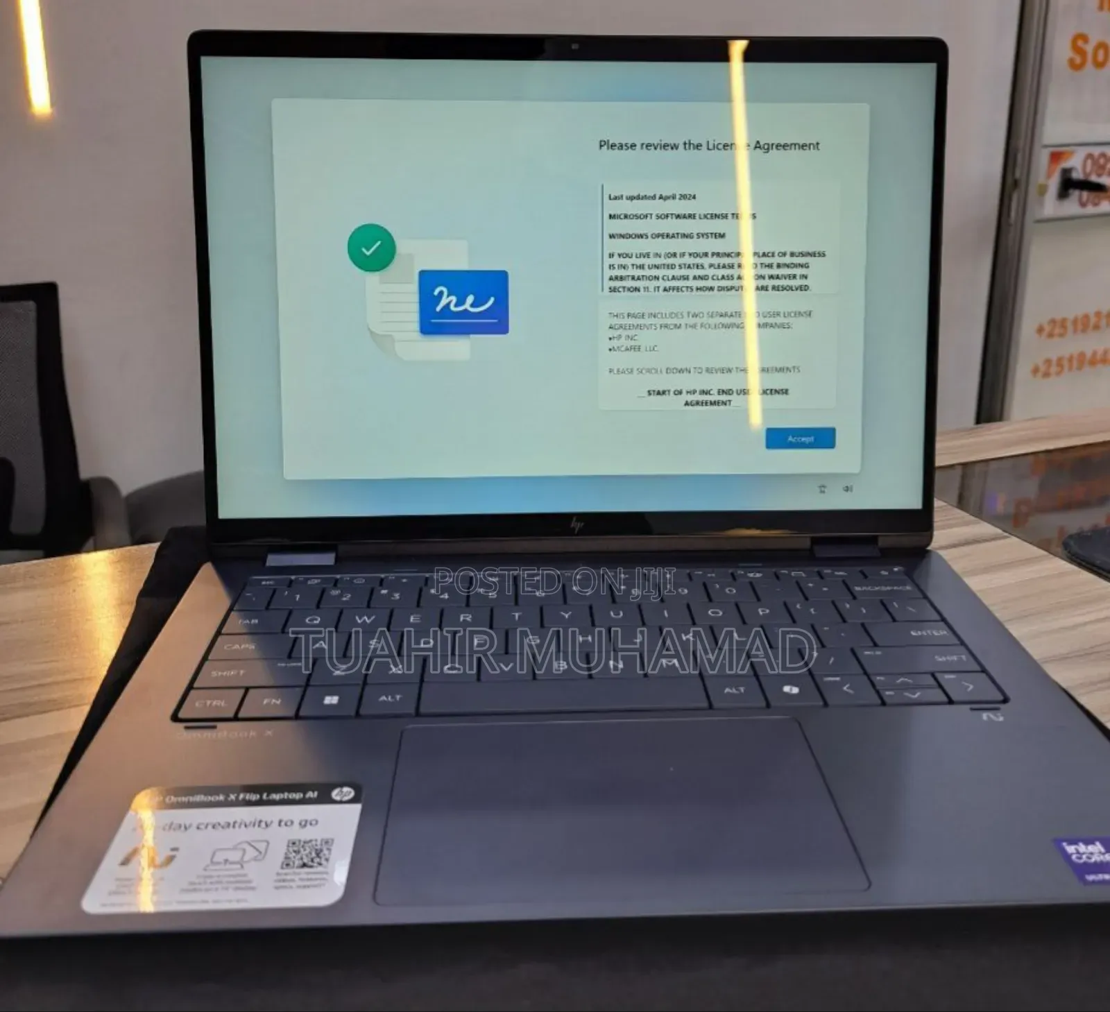 New Laptop HP OmniBook 5 Flip 16GB Intel Core 7 SSD 1T