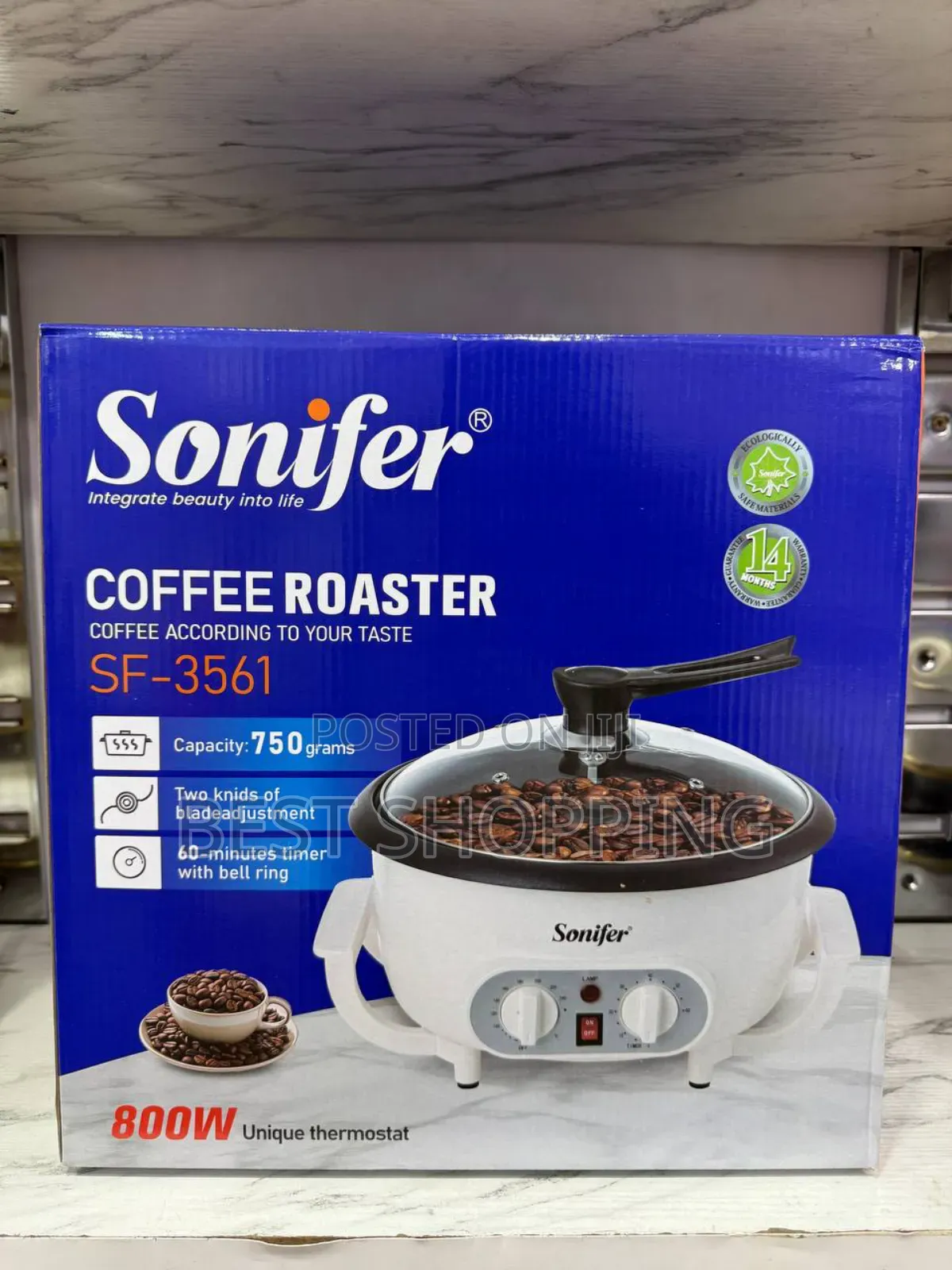 Sonifer Coffee Roaster 750 Gram Original