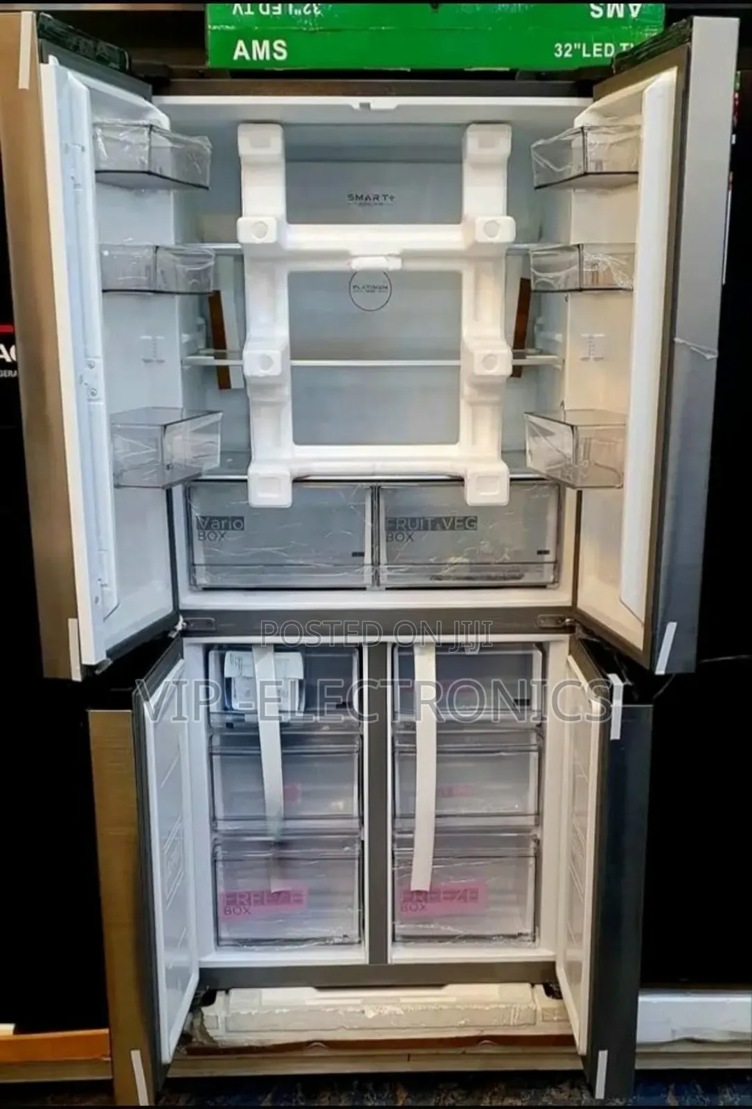 Midea Refrigerator 632 Side by Side Fan System 4door