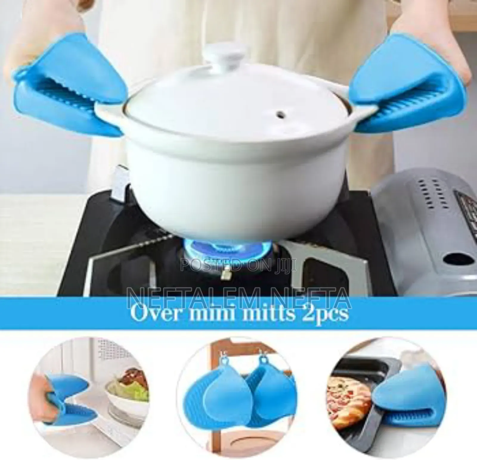 1 Piece Silicone Oven Mitts