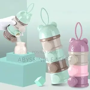 Foldable Three-layer Baby Milk Powder Container