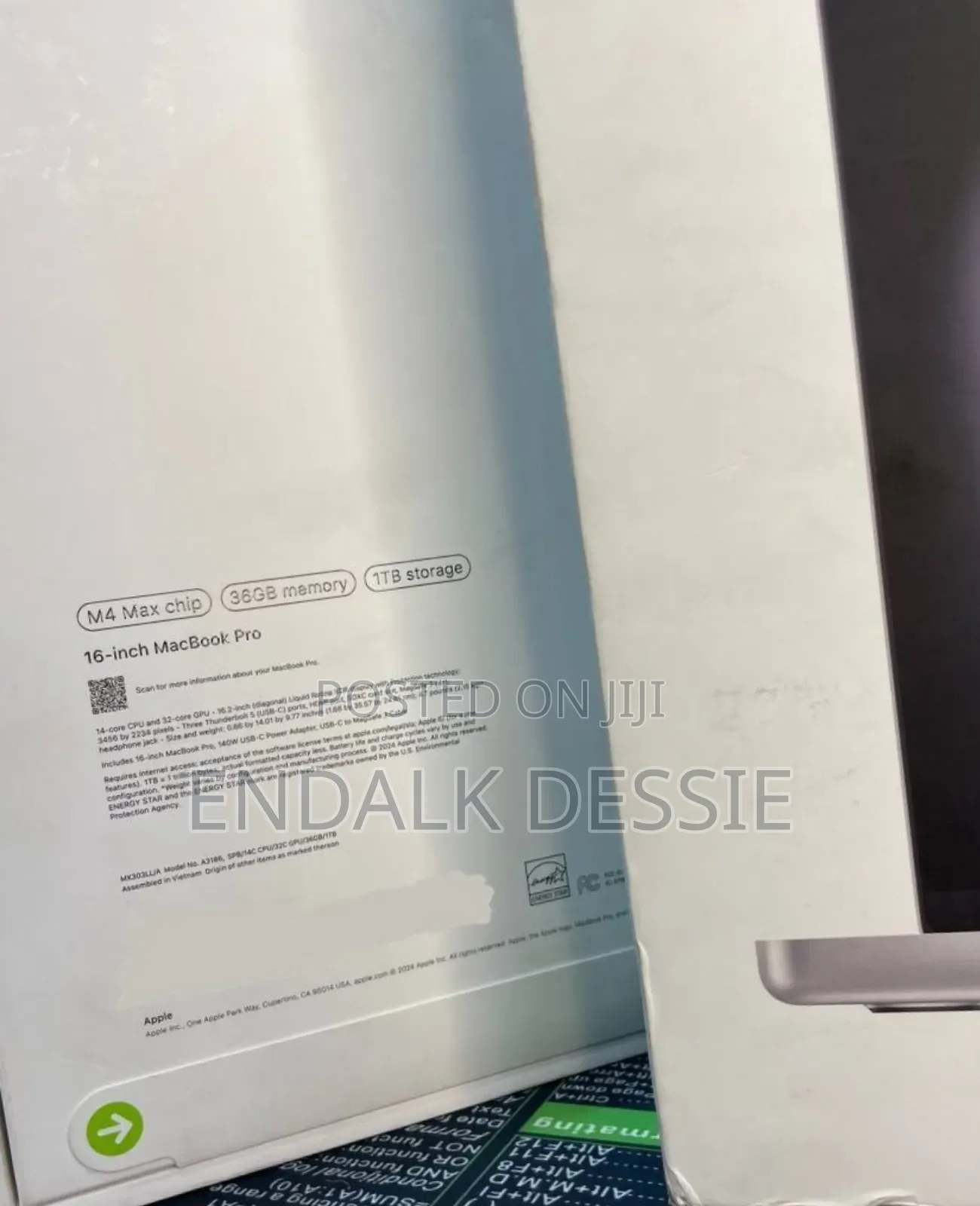 New Apple MacBook Pro 2024 M4 Max 16-Inch 32GB Apple M4 Max SSD 1T