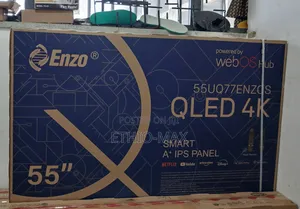 Enzo Tv 55” Smart Qled – Uhd | Original | Crystal Clear Picture