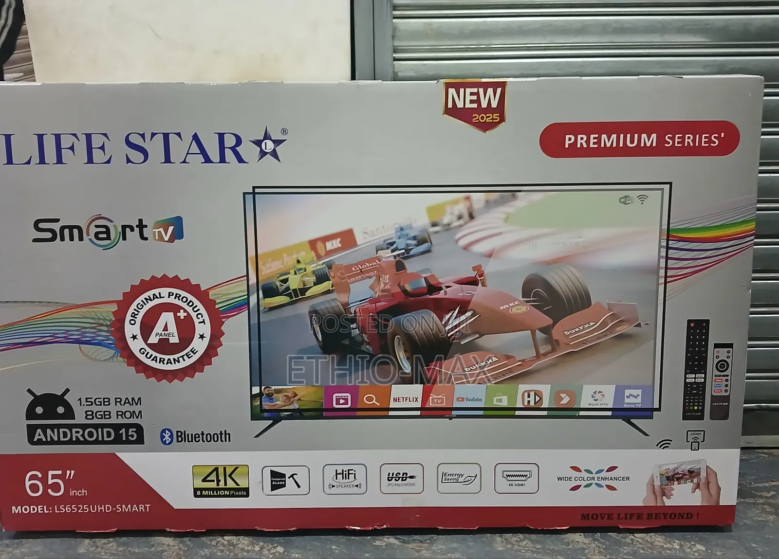 Lifestar Tv 65” Smart Android – Original | Big Screen | Smooth