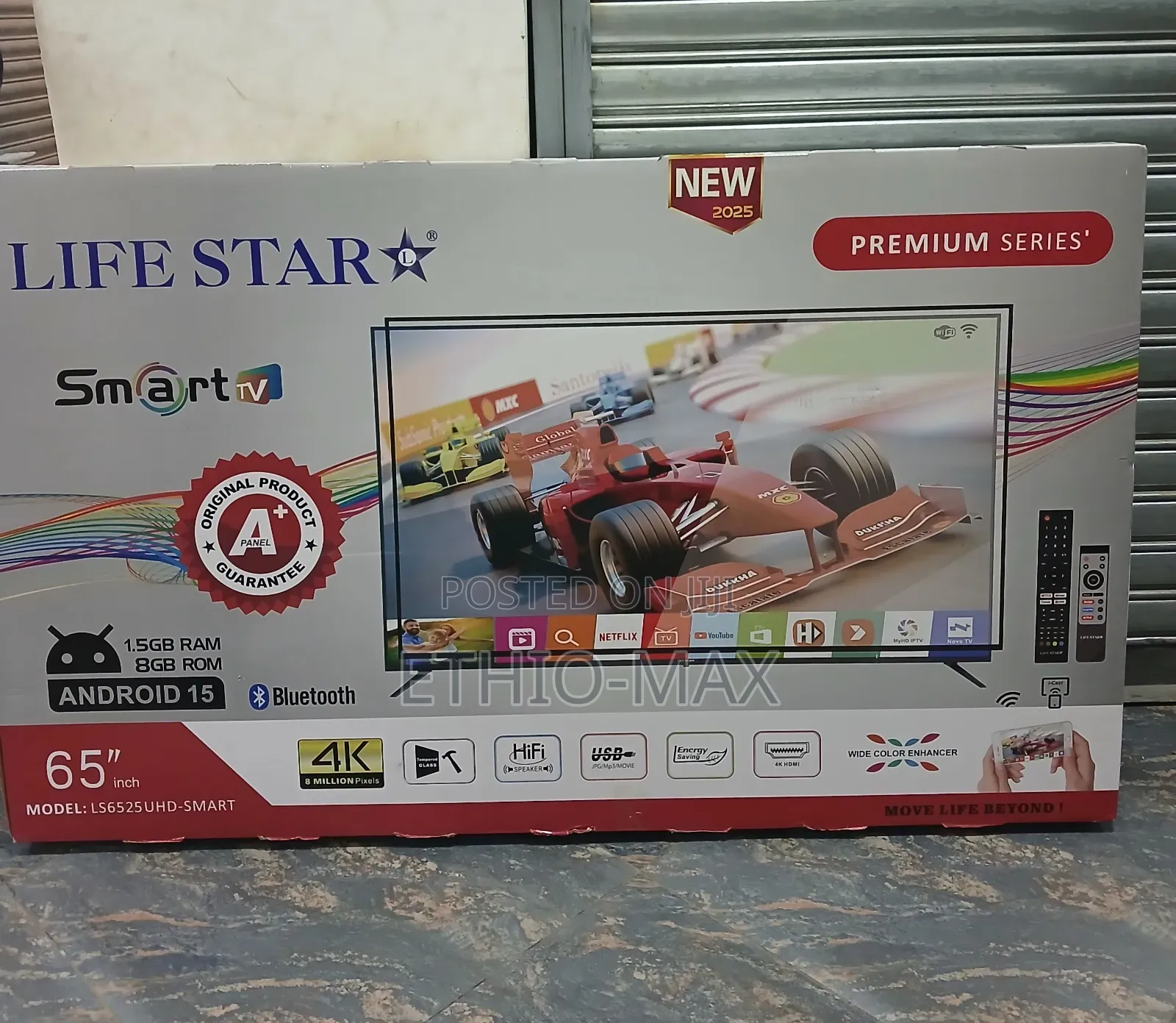 Lifestar Tv 65” Smart Android – Original | Big Screen | Smooth
