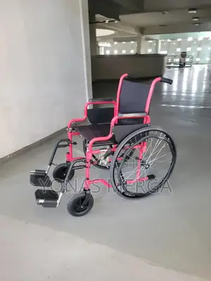 Wheelchair𡸜壞self Propelled Folding Transit Comfort Wheelchair (Red)