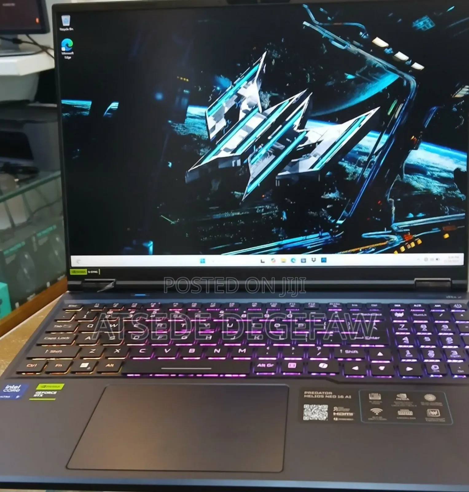 New Laptop Acer Predator Helios Neo 16 32GB Intel Core Ultra 9 SSD 1T