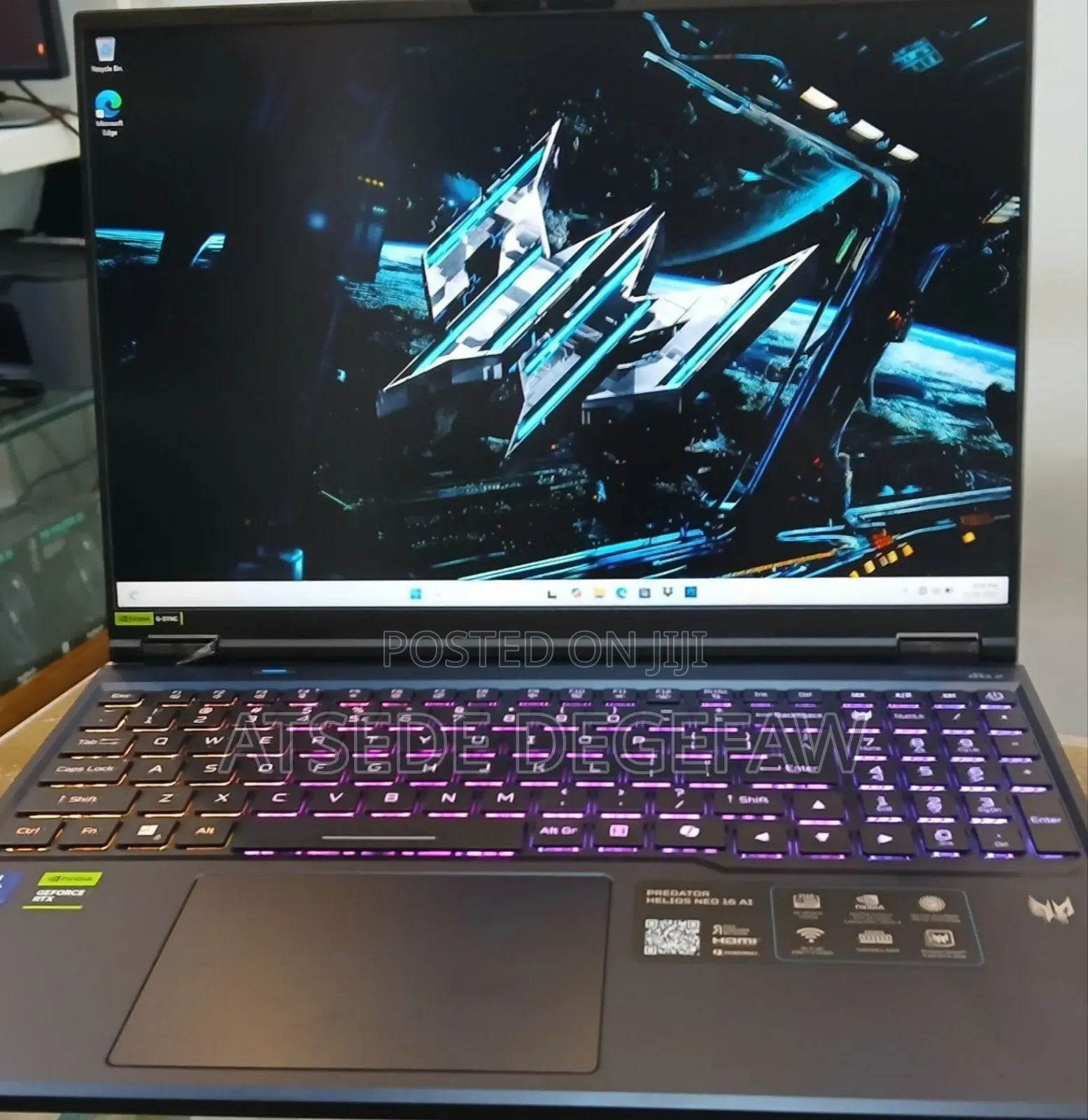 New Laptop Acer Predator Helios Neo 16 32GB Intel Core Ultra 9 SSD 1T