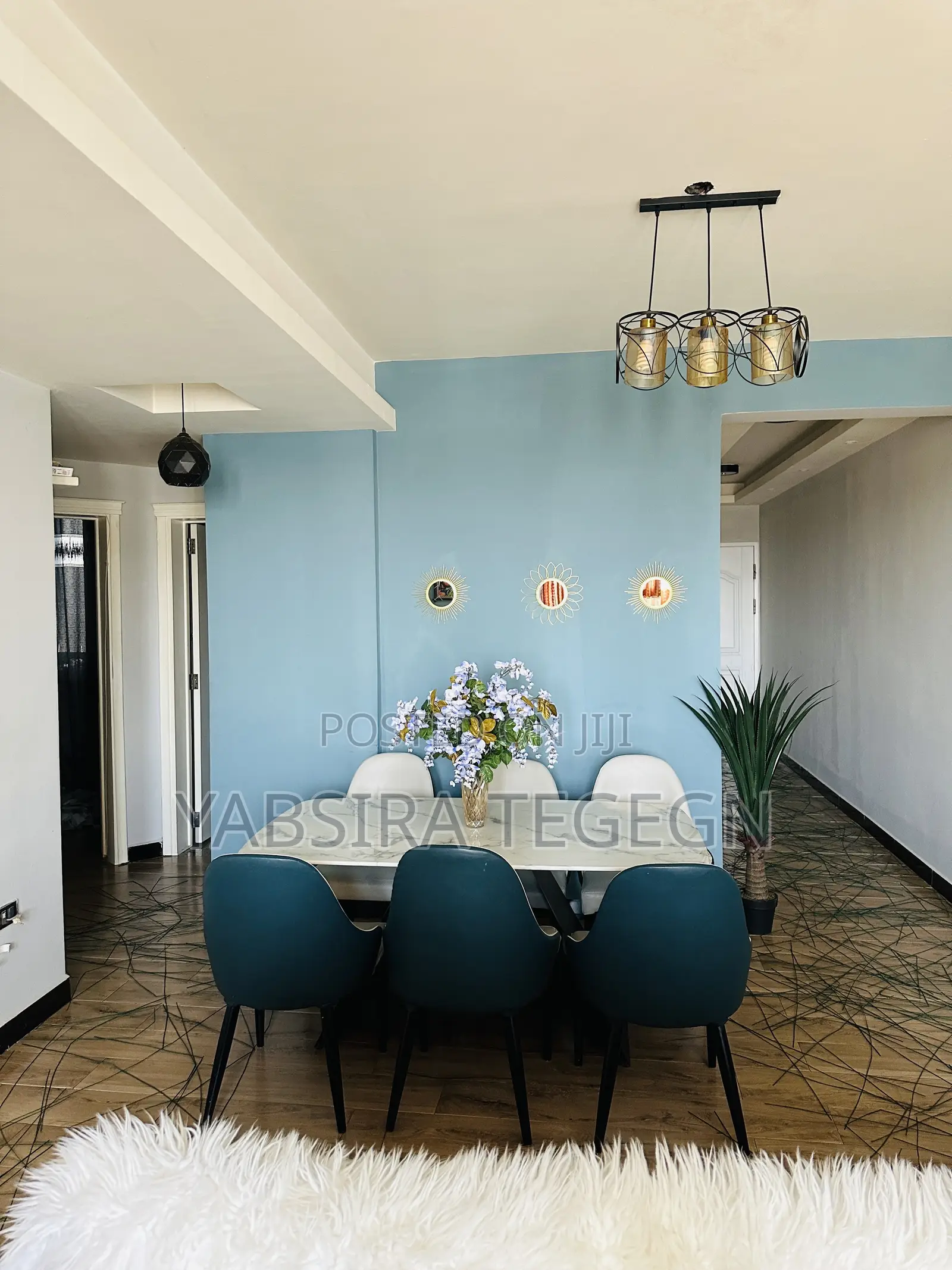 Marble Dining Table - 6 Chairs/Imported