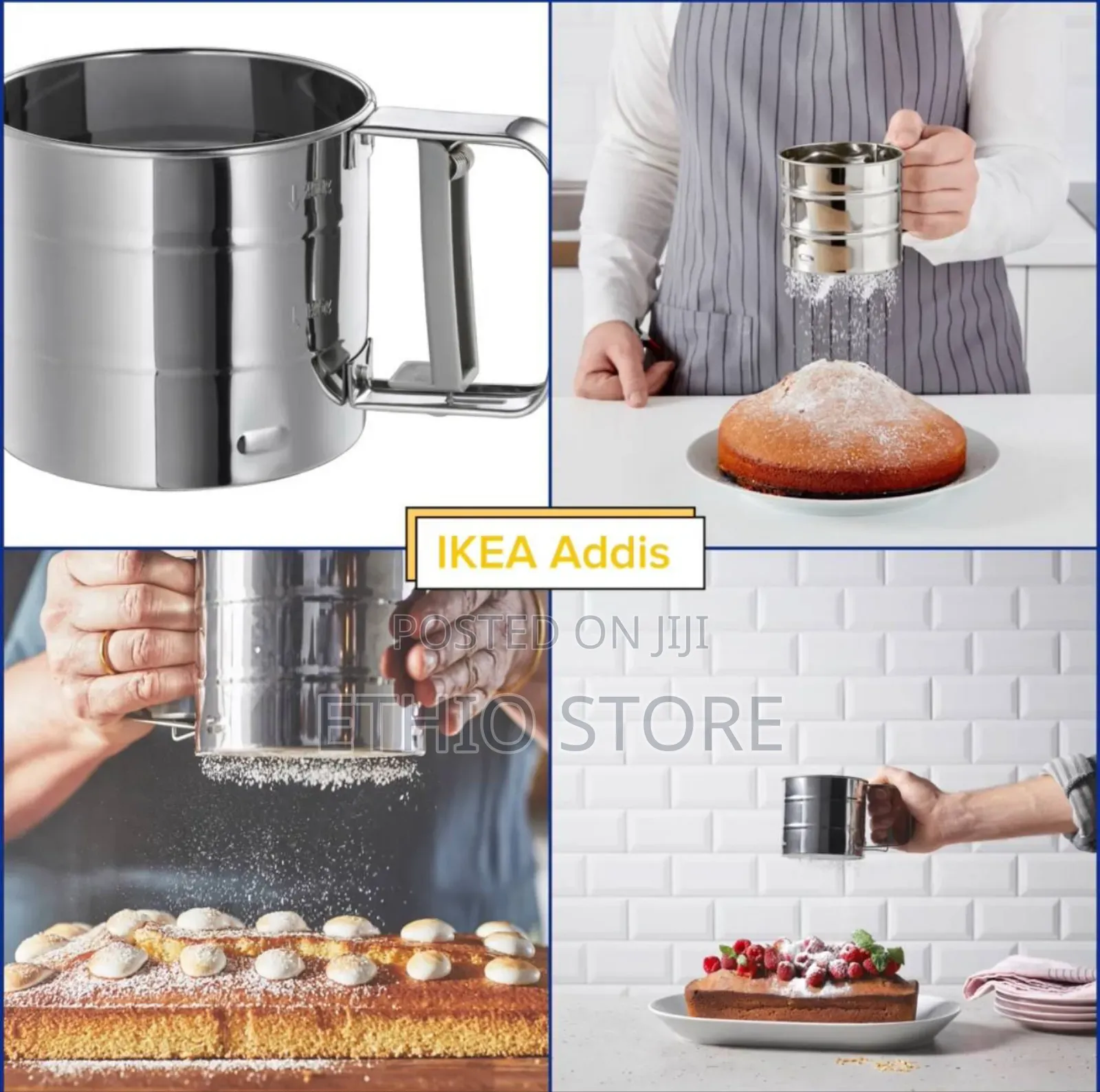 Ikea Flour Sifter, Stainless Steel
