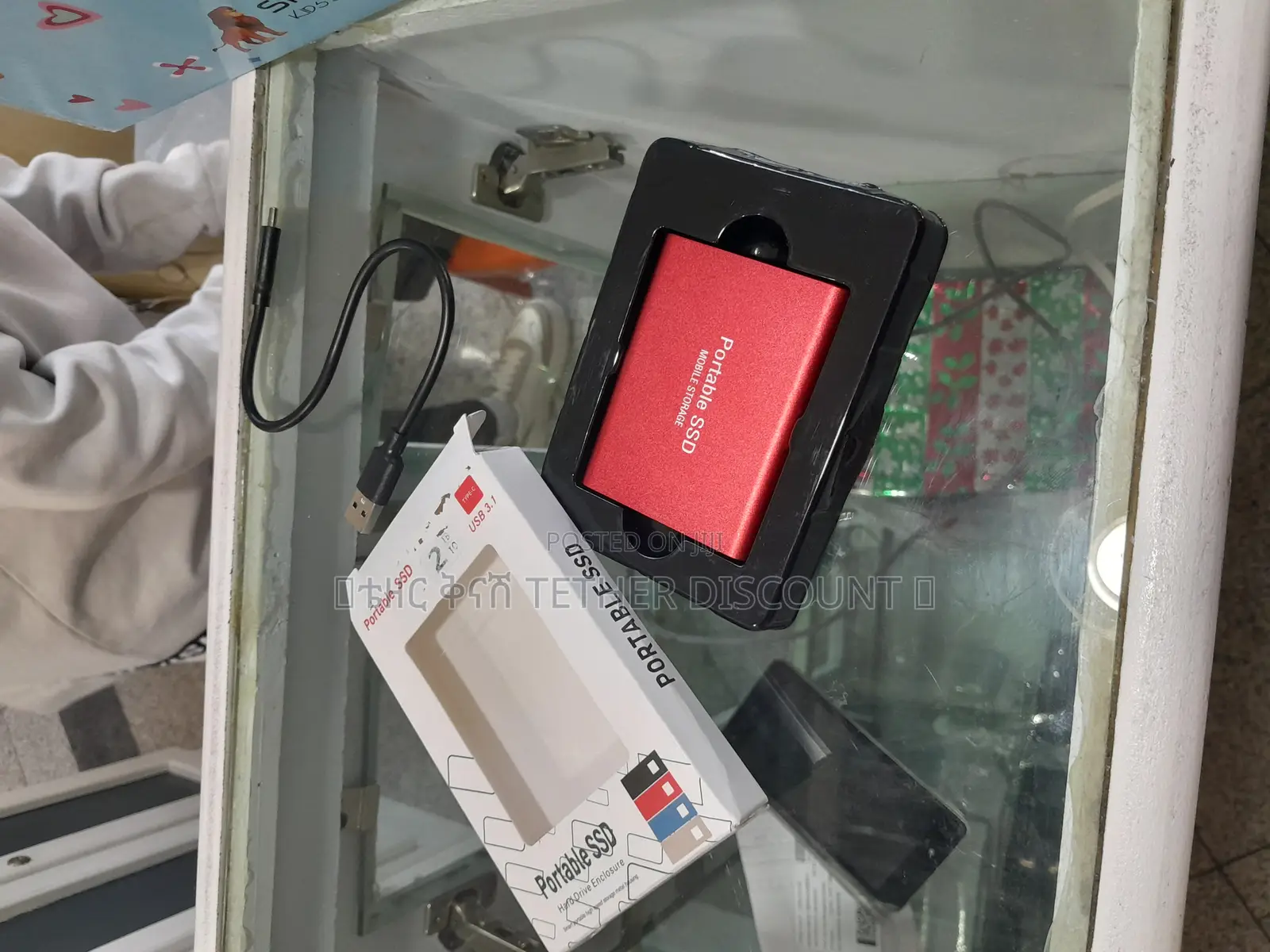 Protable Ssd Hard Driver Enclosure Type C 100gb