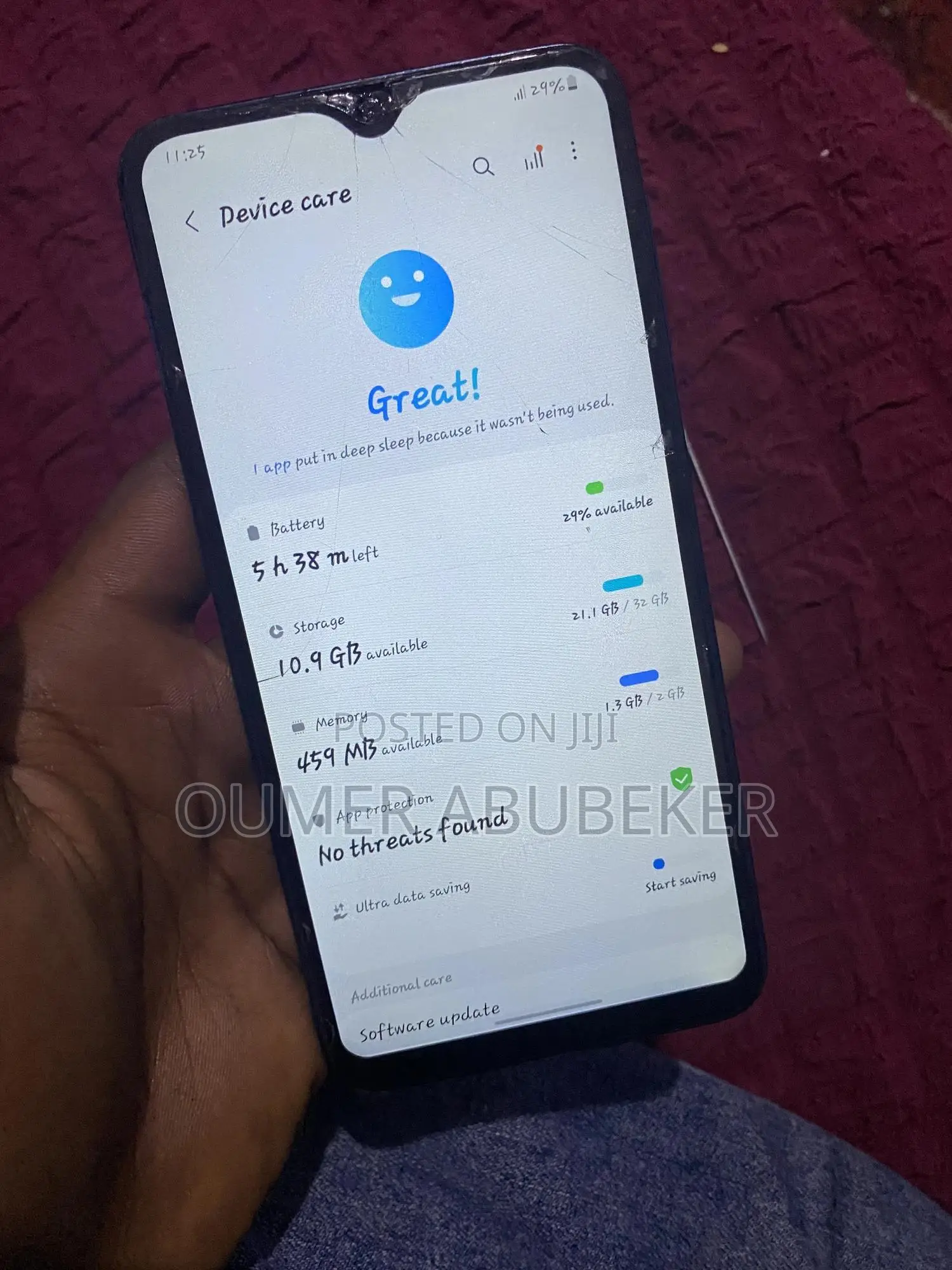 Samsung A10 32 GB Blue