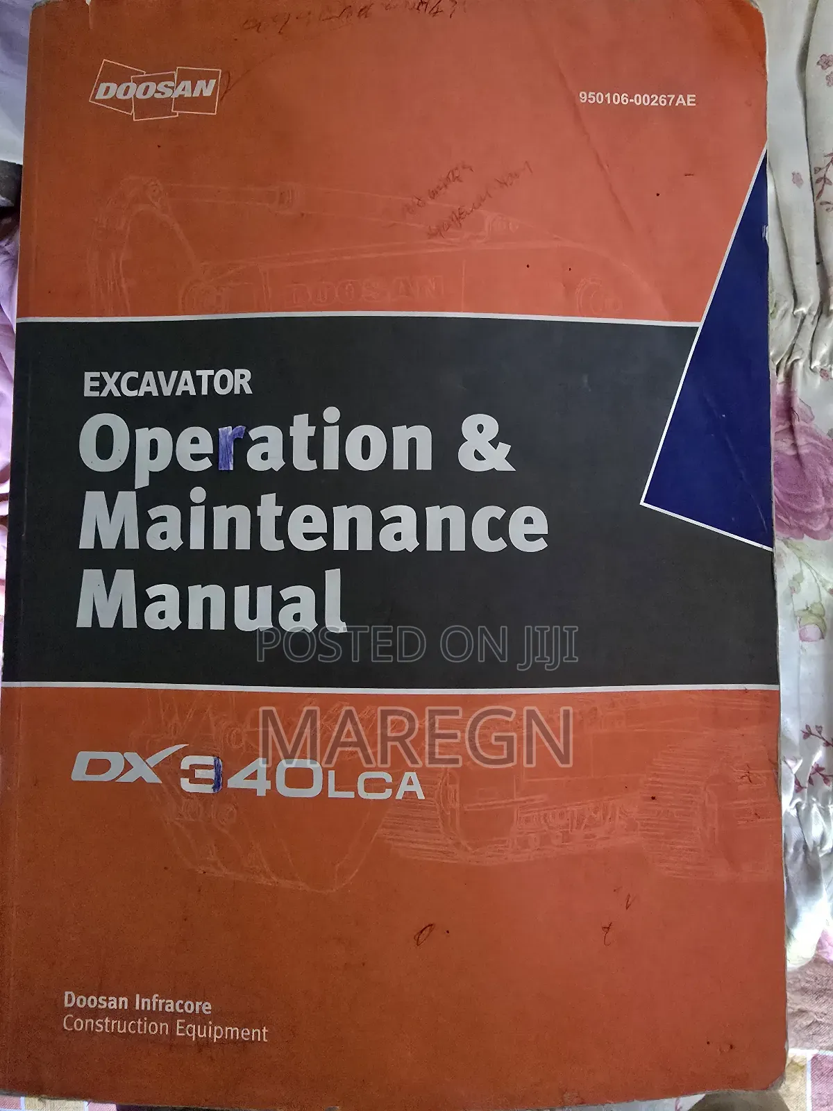 Doosan Excavator Operation Maintenance Manual – Dx340lca