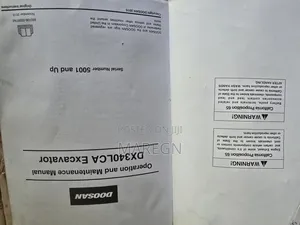 Doosan Excavator Operation Maintenance Manual – Dx340lca